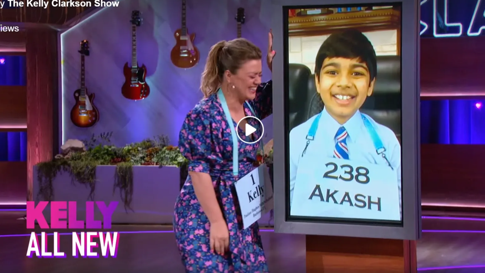 Akash Vukoti on The Kelly Clarkson Show
