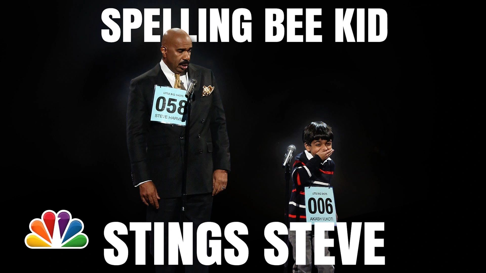 Akash Vukoti on the Steve Harvey Show