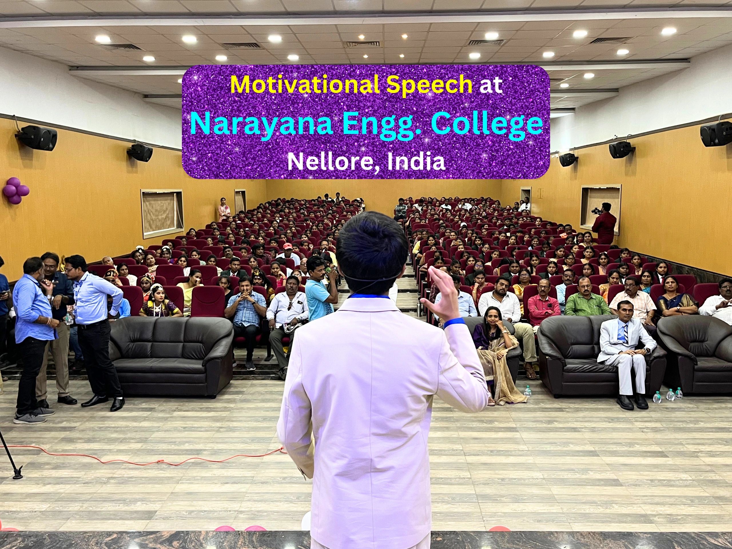Akash Vukoti at Narayana Engineering College Nellore