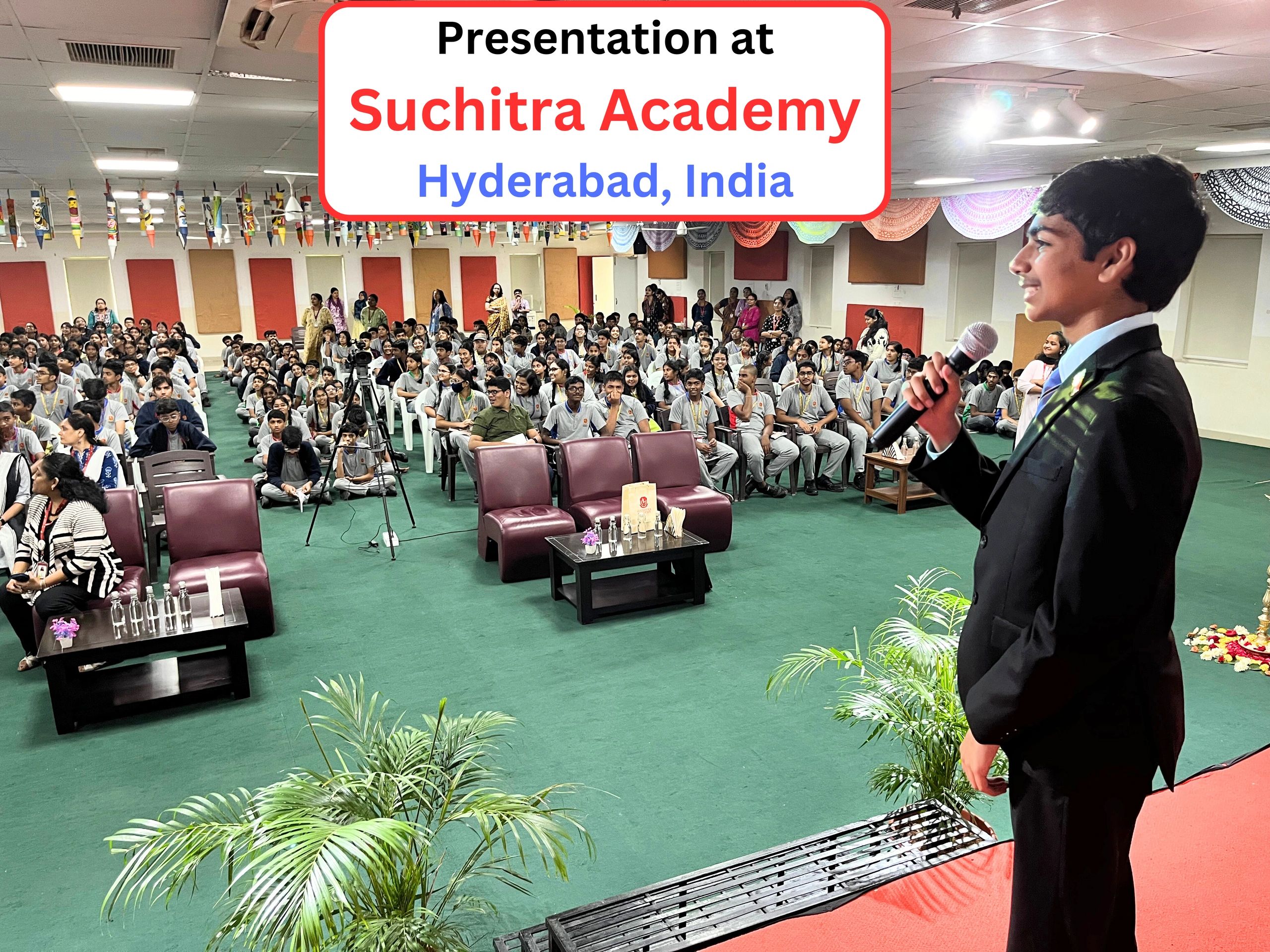 Akash Vukoti at Suchitra Academy Hyderabad